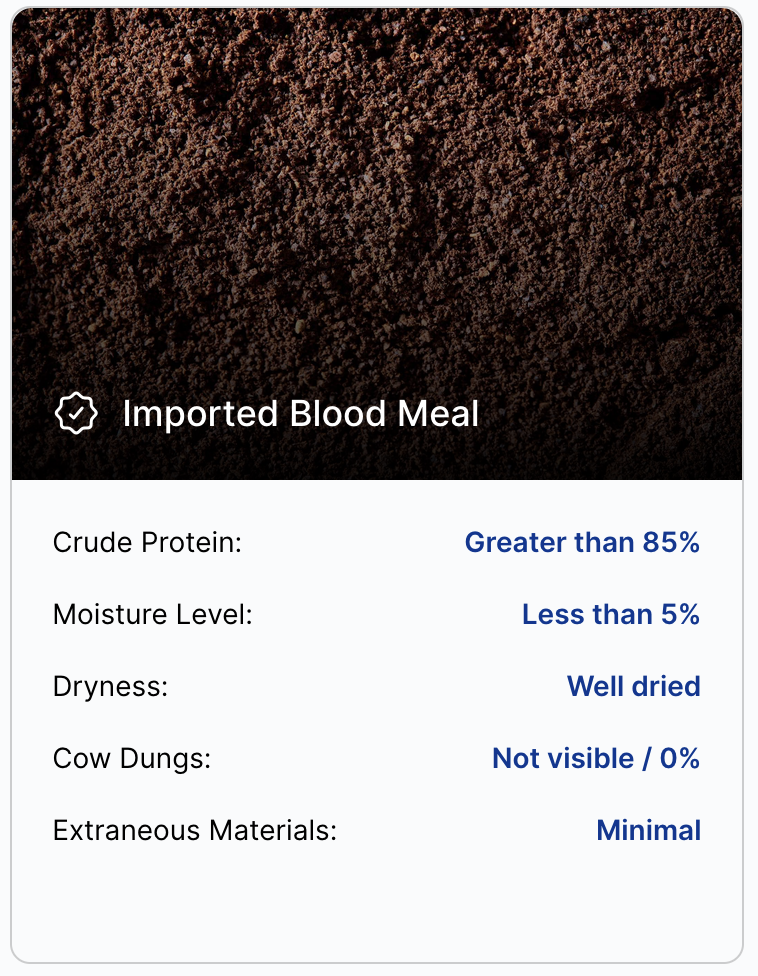 Imported Blood Meal